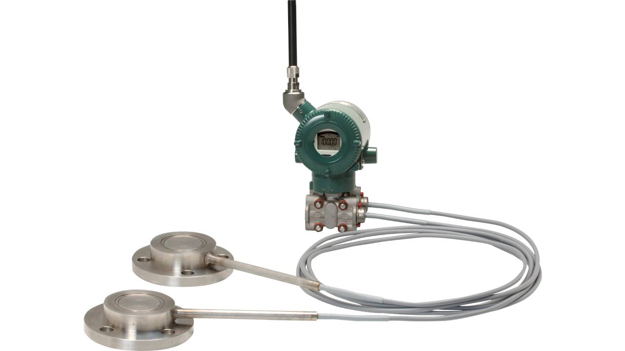 Датчик дифференциального давления беспроводной с выносными мембранными разделителями EJX118B Датчики давления